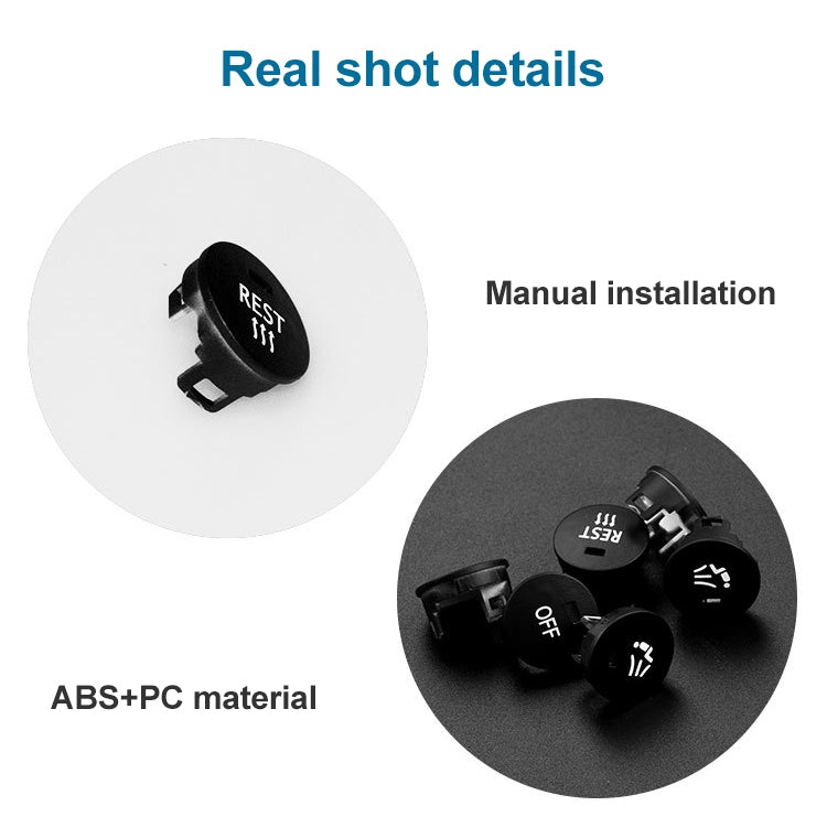 Car Air Conditioner Panel Switch Button OFF Key 6131 9250 196-1 for BMW E60 2003-2010, Left Driving - Car Switches by PMC TechLife | Online Shopping South Africa | PMC TechLife