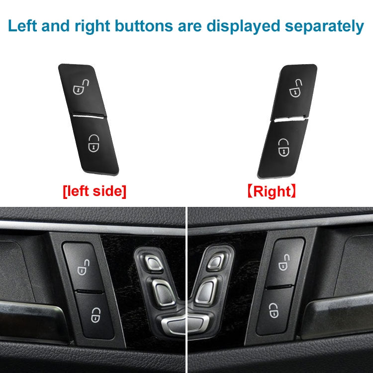 Car Right Side Door Lock Switch Buttons 2049058402 for Mercedes-Benz W204, Left Driving (Red) - Car Switches by PMC TechLife | Online Shopping South Africa | PMC TechLife | Buy Now Pay Later Mobicred