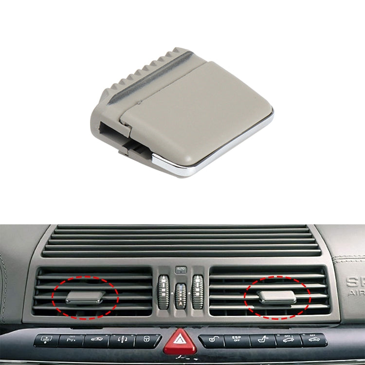 Car Middle Air Conditioning Exhaust Switch Paddle for Mercedes-Benz S Class W220 1998-2005, Left Driving (Grey) - Air Conditioning System by PMC TechLife | Online Shopping South Africa | PMC TechLife