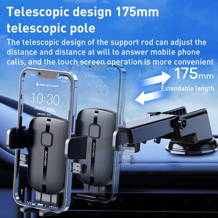 WK WA-S54 K Captain Speed Series Mechanic Car Air Outlet Holder(Black) - Car Holders by WK | Online Shopping South Africa | PMC TechLife