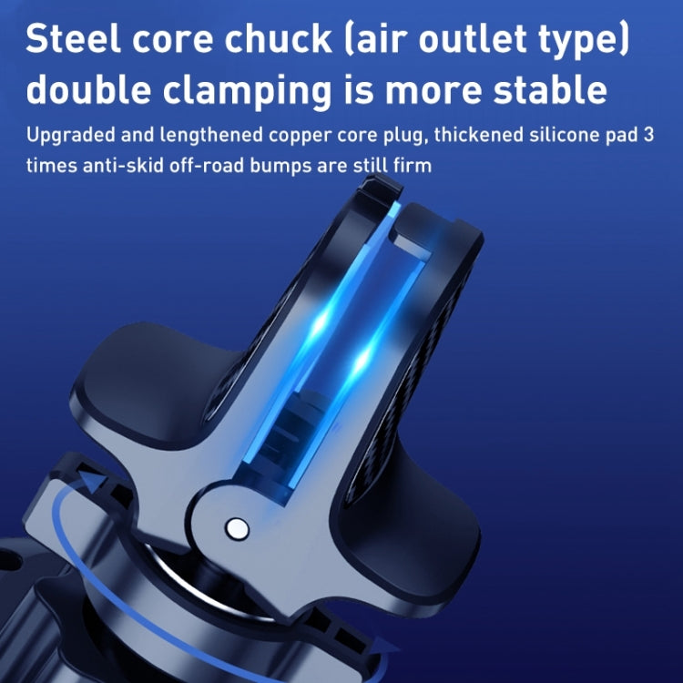 WK WA-S54 K Captain Speed Series Mechanic Car Air Outlet Holder(Black) - Car Holders by WK | Online Shopping South Africa | PMC TechLife