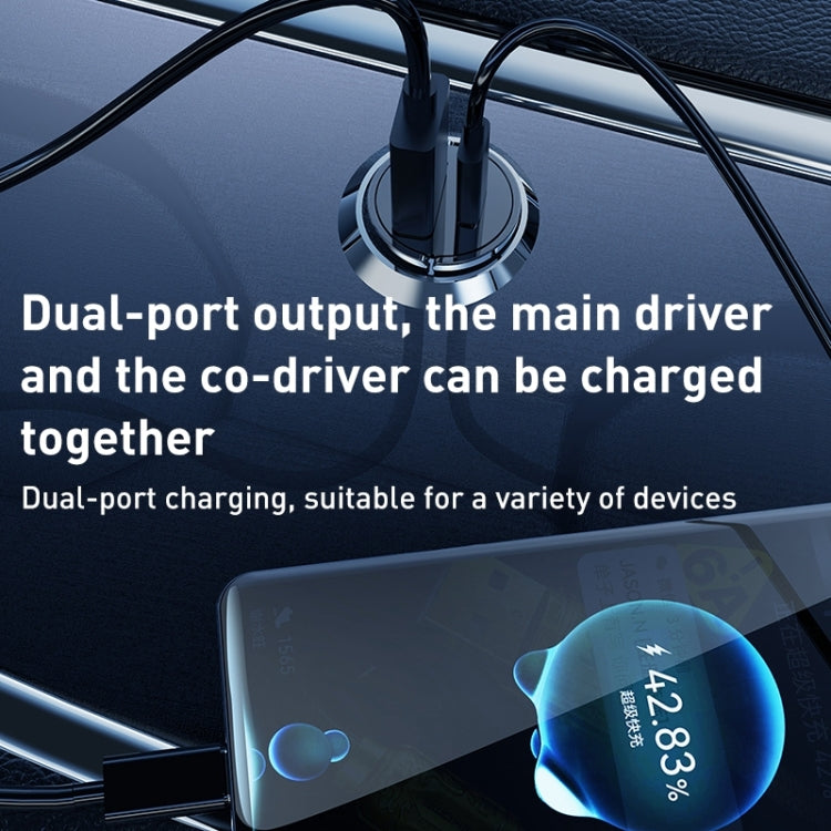 WK WP-C38 Mini PD20W USB + Type-C Car Charger - free shipping - PMC TechLife - Order now!