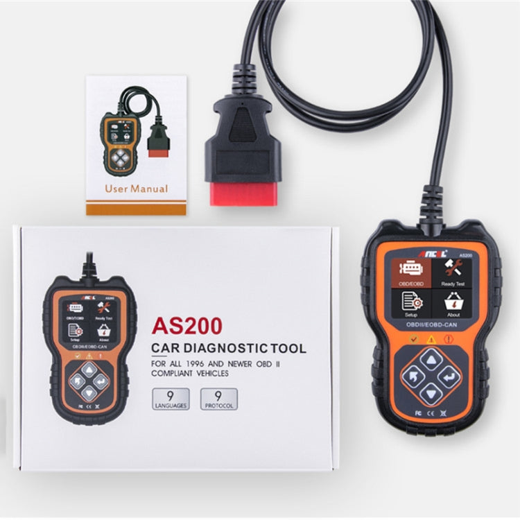 Ancel AS200 Car Engine Tester OBDII Code Reading Card - Electronic Test by PMC TechLife | Online Shopping South Africa | PMC TechLife