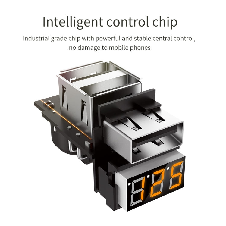 Car Multi-functional Three USB Charger Adapter 3 in 1 Fast Charger - Car Charger by PMC TechLife | Online Shopping South Africa | PMC TechLife