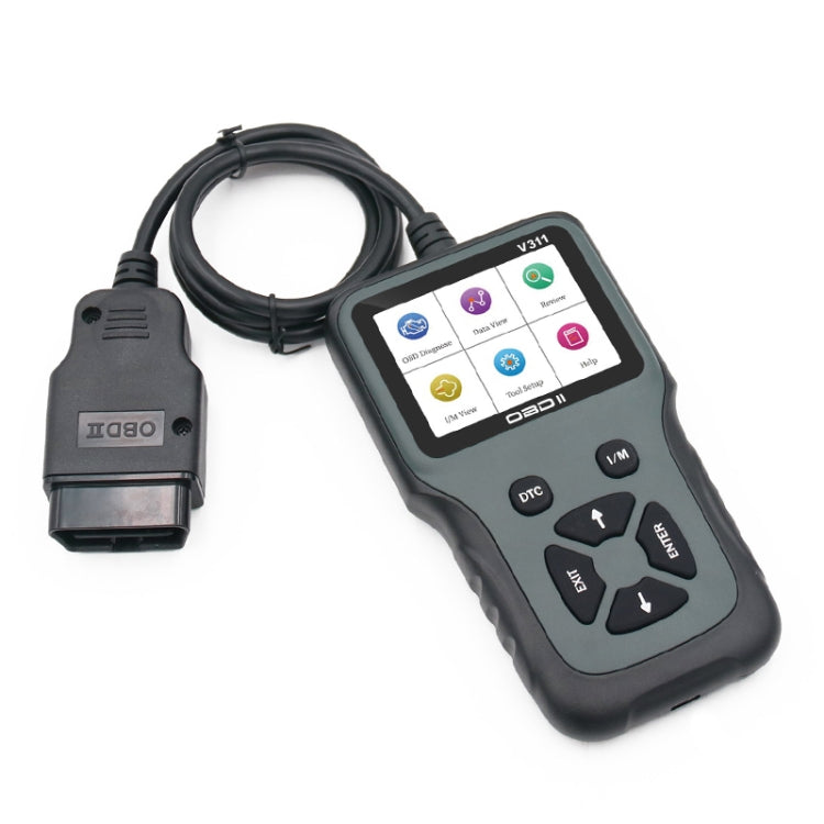 V311 OBD2 Scanner Color Screen Car Fault Detector 8 ~ 36V, Supports Chinese/English/French/German - Code Readers & Scan Tools by PMC TechLife | Online Shopping South Africa | PMC TechLife