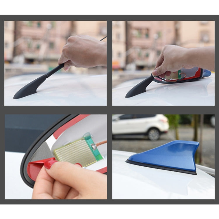 Universal Car Antenna Aerial Shark Fin Radio Signal (Carbon Fiber Black) - free shipping - PMC TechLife - Order now!