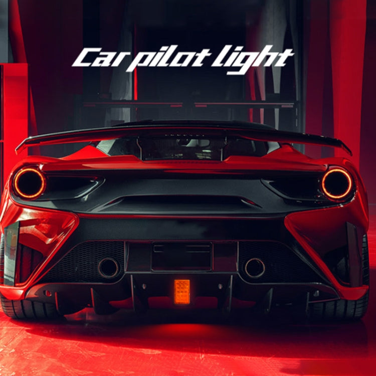 DC12V 1W Car Square Highlight Brake Lights Reversing Light with 15LEDs SMD-3528 (Red) - Brake Lights by PMC TechLife | Online Shopping South Africa | PMC TechLife