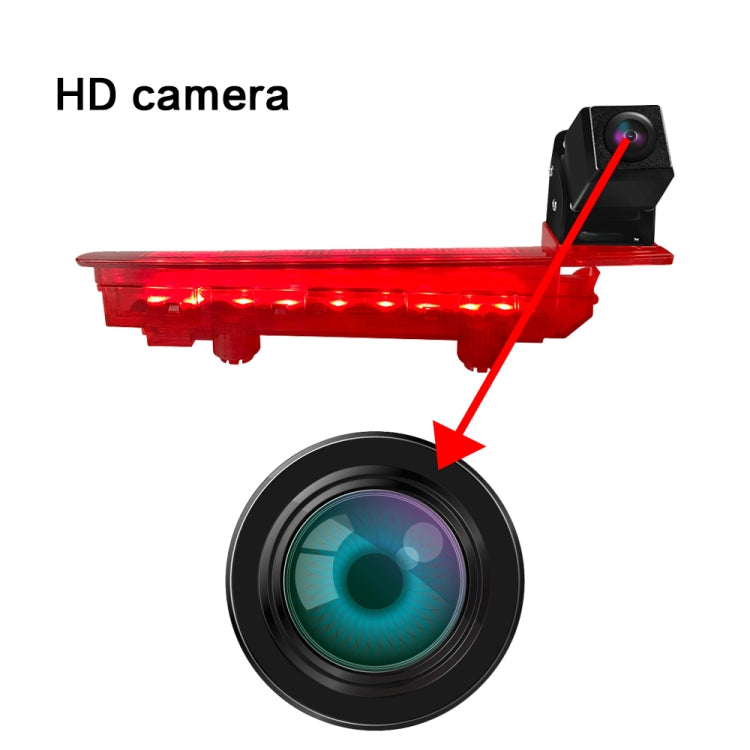 PZ470 Car Waterproof 170 Degree Brake Light View Camera for Volkswagen T5 / T6 2010-2017 - Rear View Cameras by PMC TechLife | Online Shopping South Africa | PMC TechLife