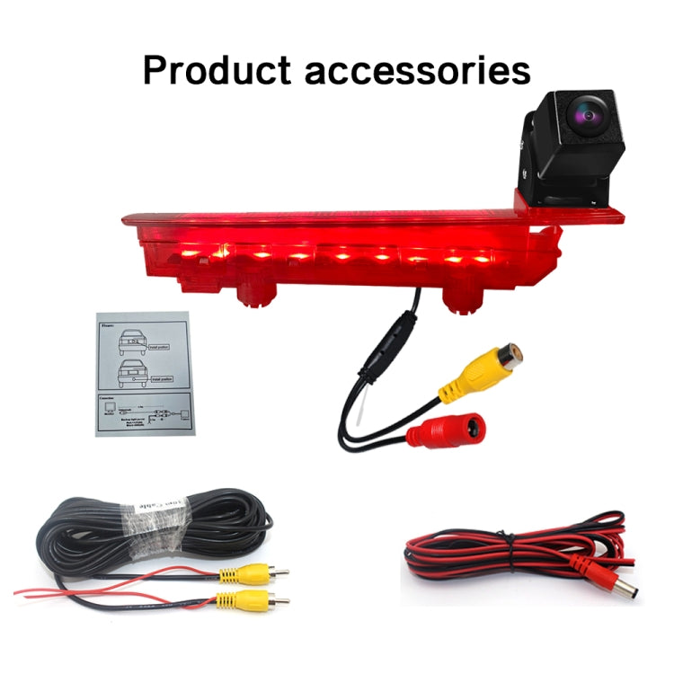 PZ470 Car Waterproof 170 Degree Brake Light View Camera for Volkswagen T5 / T6 2010-2017 - Rear View Cameras by PMC TechLife | Online Shopping South Africa | PMC TechLife