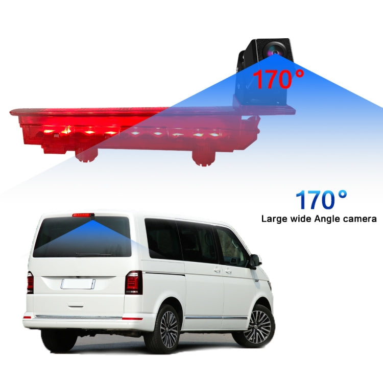 PZ470 Car Waterproof 170 Degree Brake Light View Camera for Volkswagen T5 / T6 2010-2017 - Rear View Cameras by PMC TechLife | Online Shopping South Africa | PMC TechLife