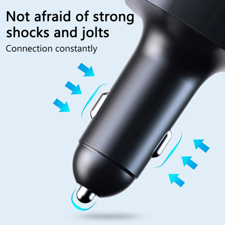 C13 Multifunctional Car Dual USB PD Fast Charger Bluetooth FM Transmitter with Atmosphere Light - free shipping - PMC TechLife - Order now!