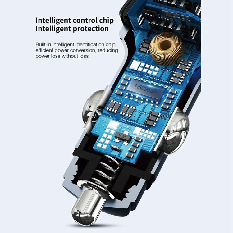 C15 Multifunctional Car Dual 3.1A+Type-C USB Charger Bluetooth FM Transmitter with Atmosphere Light - Bluetooth Car Kits by PMC TechLife | Online Shopping South Africa | PMC TechLife | Buy Now Pay Later Mobicred