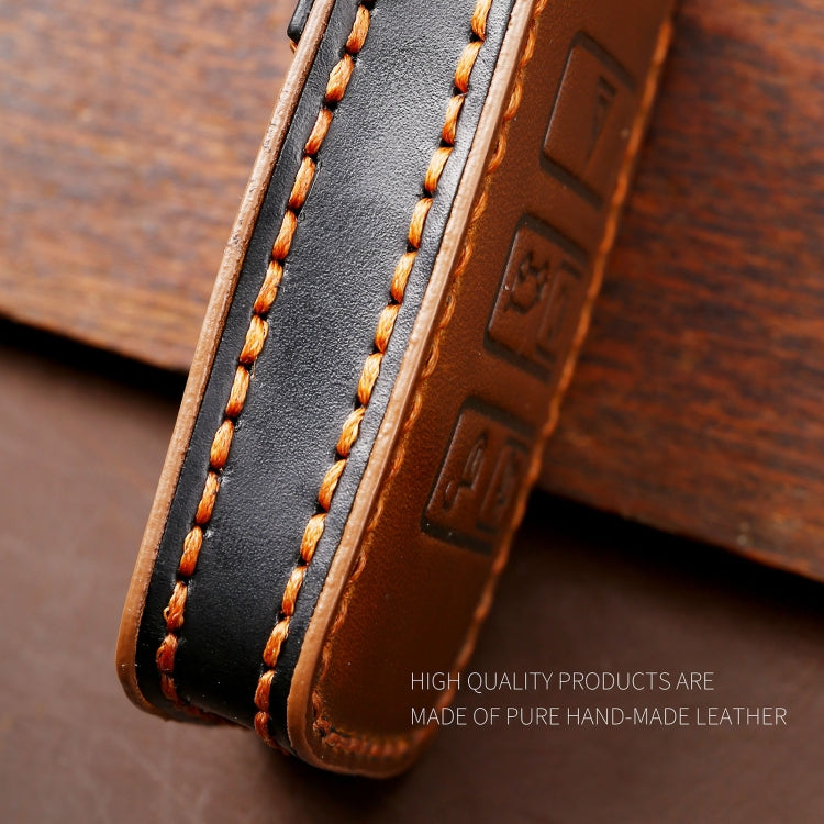 Hallmo Car Cowhide Leather Key Protective Cover Key Case for Land Rover Discovery 5 A Style(Black) - free shipping - PMC TechLife - Order now!