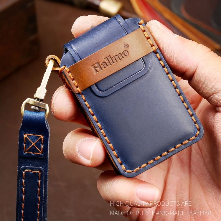 Hallmo Car Cowhide Leather Key Protective Cover Key Case for New Mazda Axela(Black) - free shipping - PMC TechLife - Order now!