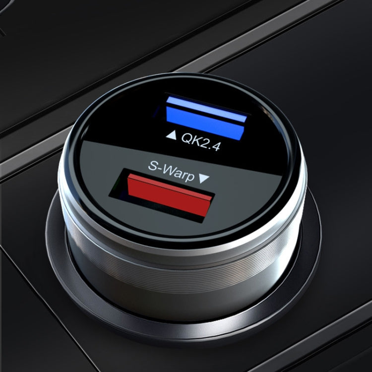 DASH / WARP 30W Car Flash Charger for OnePlus (Silver) - Car Charger by PMC TechLife | Online Shopping South Africa | PMC TechLife