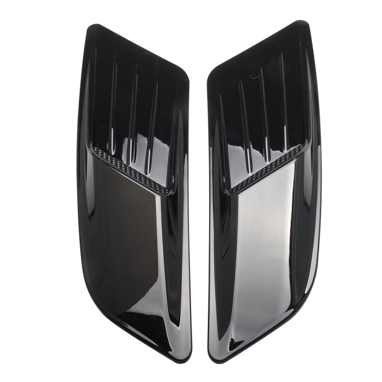 2 PCS Car Decorative Air Flow Intake Scoop Bonnet Side Fender Vent Hood Set for Ford Mustang 2015-2017, Bright Black - Decorative Sticker by PMC TechLife | Online Shopping South Africa | PMC TechLife