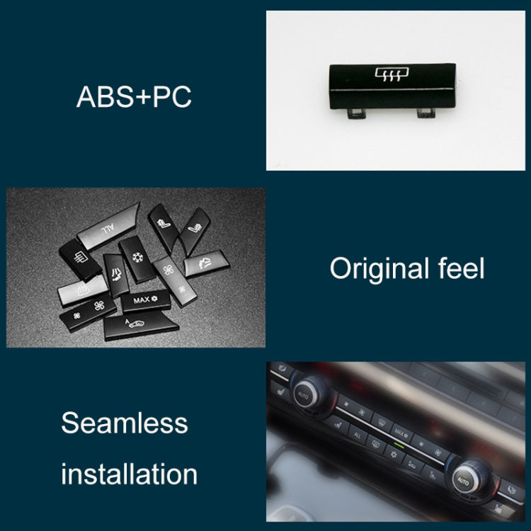 Car Air Conditioner Panel Switch Button 11-button 61319313923 for BMW  F10 / F07 / F02 - Air Conditioning System by PMC TechLife | Online Shopping South Africa | PMC TechLife