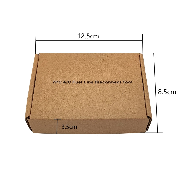 ZK-078 7 in 1 Car Fuel Line Angled Disconnect Tool Set - Engine Repair Tools by PMC TechLife | Online Shopping South Africa | PMC TechLife | Buy Now Pay Later Mobicred