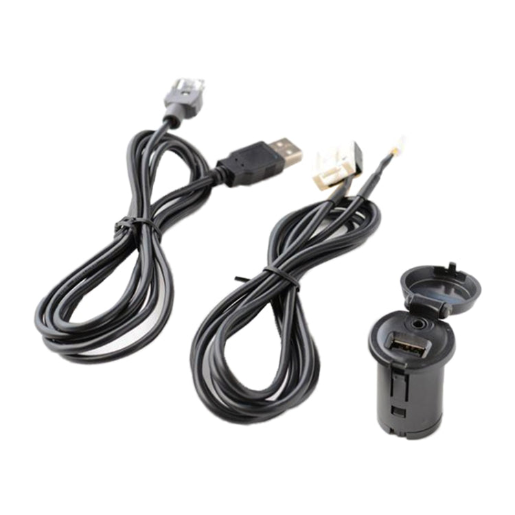 Car RD45 USB / AUX Audio Adapter Cable for Citroen C2/C5 / Peugeot 207/307/408/508/4007 - DIY Cables by PMC TechLife | Online Shopping South Africa | PMC TechLife