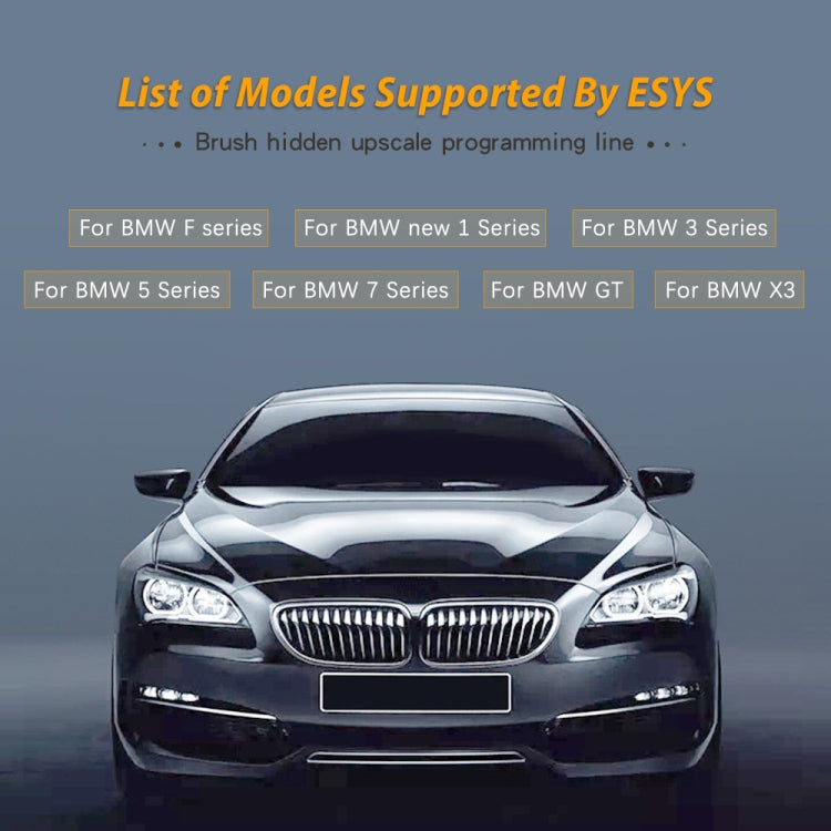 ESYS ENET for ICOM BMW F-Series with A Full Set of CD V50.3 Car Brush Hidden Cable - Code Readers & Scan Tools by PMC TechLife | Online Shopping South Africa | PMC TechLife