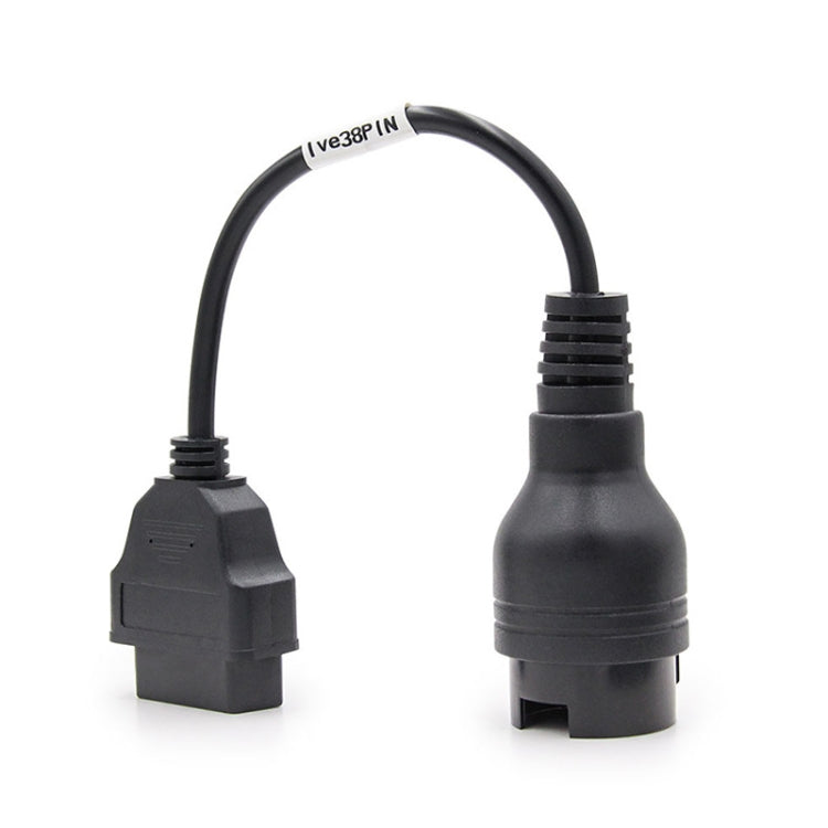 38Pin to 16Pin Truck OBD2 Conversion Cable OBDII Diagnostic Adapter Cable for Iveco - free shipping - PMC TechLife - Order now!