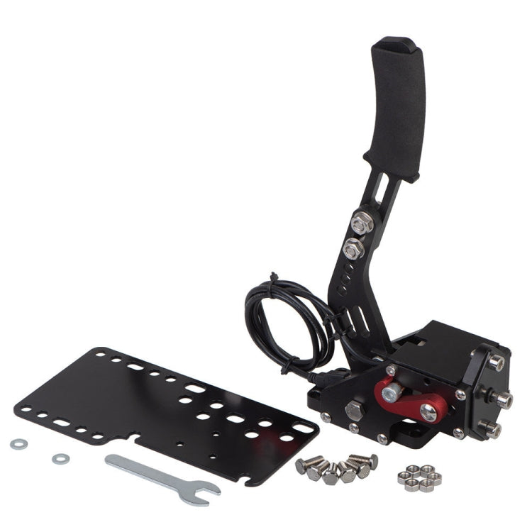 Modified Analog Linear 14bit USB Racing Game PC Drifting Handbrake for Win System, with Support Plate - Others by PMC TechLife | Online Shopping South Africa | PMC TechLife | Buy Now Pay Later Mobicred