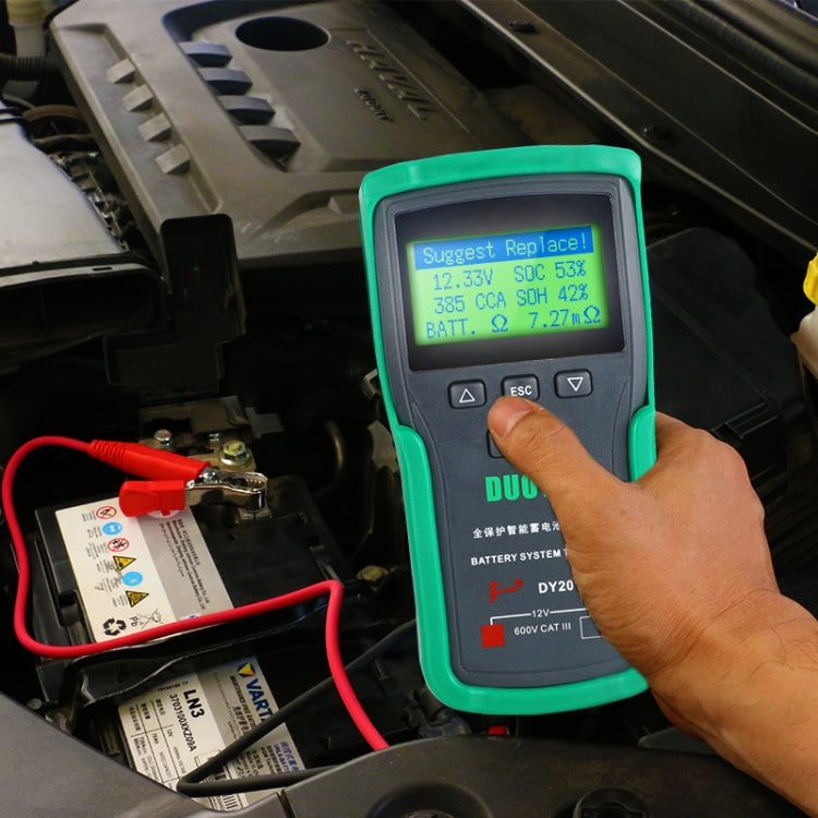 DUOYI DY2015 Car 12V Battery Tester Digital Diagnostic Tools - free shipping - PMC TechLife - Order now!