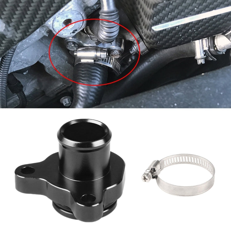 Car Water Hose Joint Pipe Adaptor with Clamps 11537541992 for BMW 335i (Black) - free shipping - PMC TechLife - Order now!