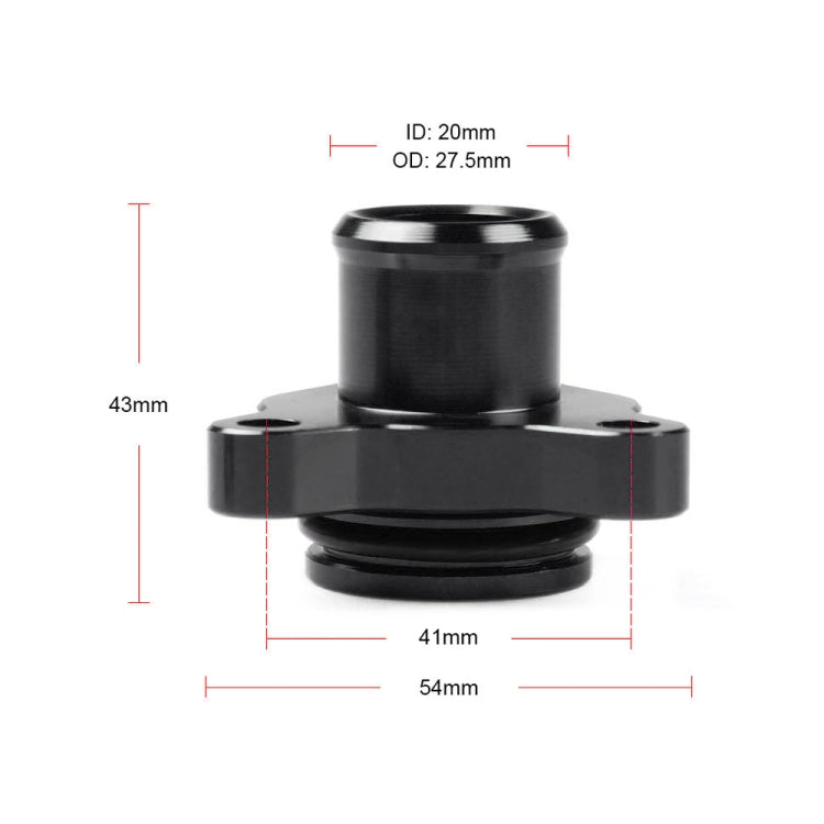 Car Water Hose Joint Pipe Adaptor with Clamps 11537541992 for BMW 335i (Black) - free shipping - PMC TechLife - Order now!