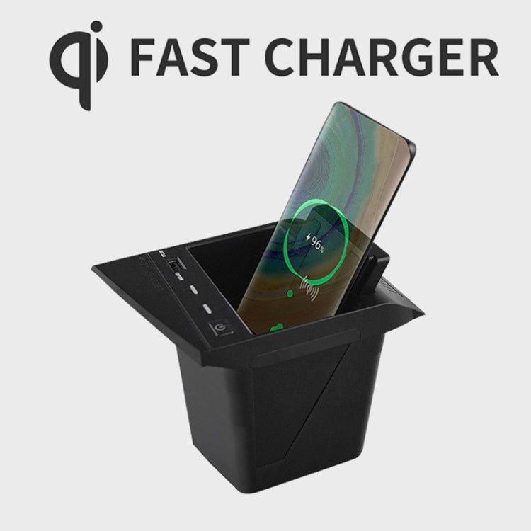 HFC-1110 Car Qi Standard Wireless Charger 10W Quick Charging for Lexus ES 2018-2022, Left Driving - Wireless Charging Pads by PMC TechLife | Online Shopping South Africa | PMC TechLife