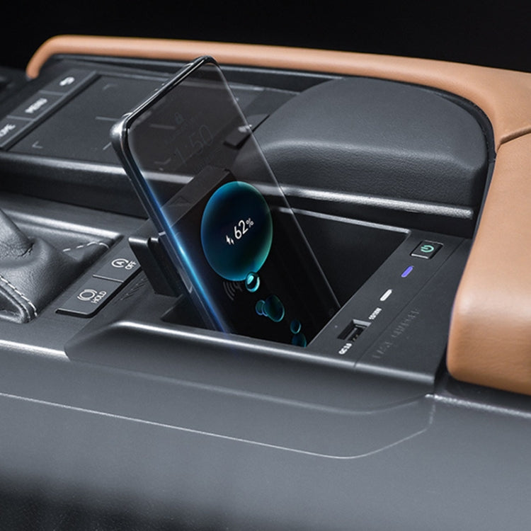 HFC-1110 Car Qi Standard Wireless Charger 10W Quick Charging for Lexus ES 2018-2022, Left Driving - Wireless Charging Pads by PMC TechLife | Online Shopping South Africa | PMC TechLife