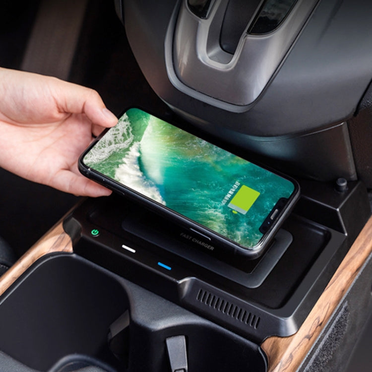 HFC-1003 Car Qi Standard Wireless Charger 10W Quick Charging for Honda CR-V 2017-2019, Left Driving - Wireless Charging Pads by PMC TechLife | Online Shopping South Africa | PMC TechLife