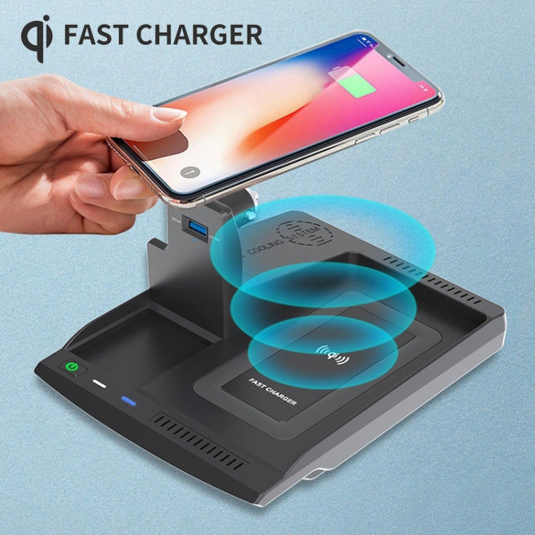 HFC-1006 Car Qi Standard Wireless Charger 10W Quick Charging for Honda Inspire 2018-2022, Left Driving - Wireless Charging Pads by PMC TechLife | Online Shopping South Africa | PMC TechLife