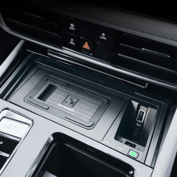 HFC-1033 Car Qi Standard Wireless Charger 10W Quick Charging for Volkswagen Teramont 2021, Left Driving - free shipping - PMC TechLife - Order now!