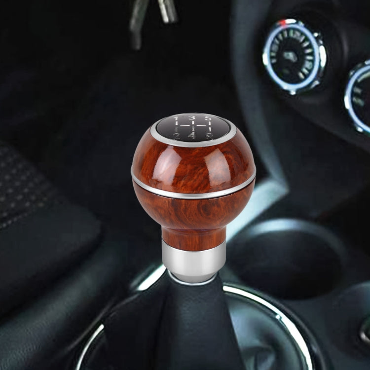 Universal Car Wood Texture Metal Gear Shift Knob (Silver) - Shift Knob by PMC TechLife | Online Shopping South Africa | PMC TechLife