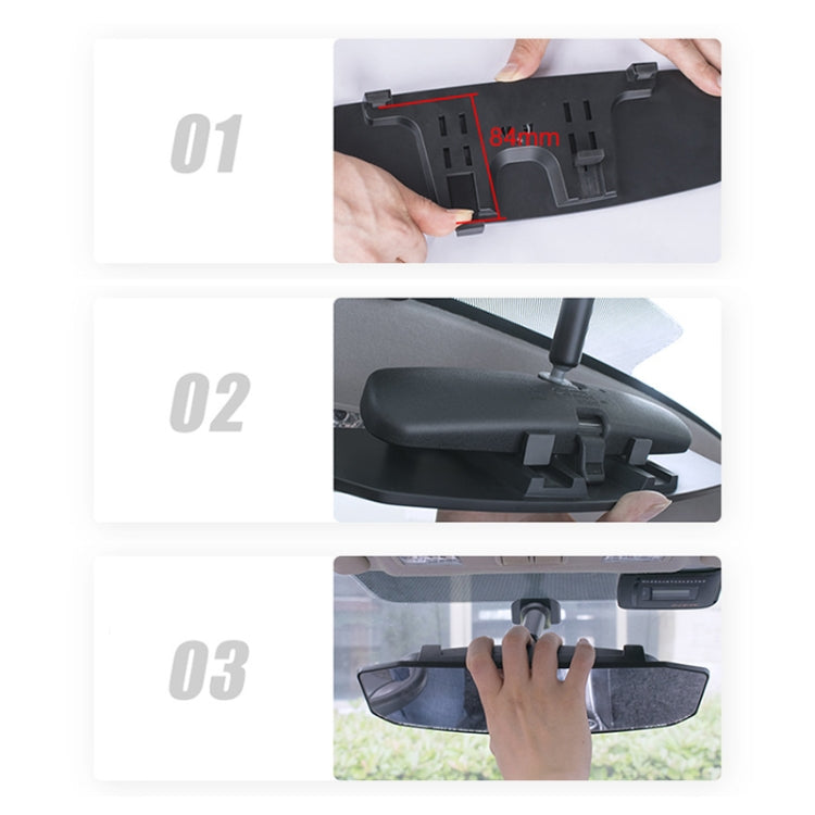 SHUNWEI SD-2414 Car Anti-glare Rear-view Mirror, Size: 244 x 90mm - Interior Mirrors by SHUNWEI | Online Shopping South Africa | PMC TechLife