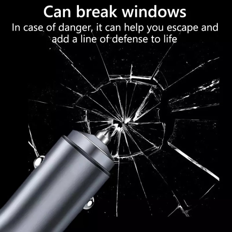 2pcs PD 20W Aluminum Alloy Dual Interface Car Fast Charger (Blue) - Car Charger by PMC TechLife | Online Shopping South Africa | PMC TechLife