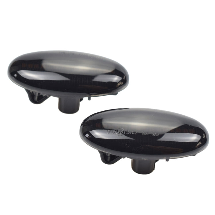 2pcs For Mazda 2 DY 2003-2007 Car Dynamic LED Fender Side Light (Transparent Black) - Arrow Turn Lights by PMC TechLife | Online Shopping South Africa | PMC TechLife