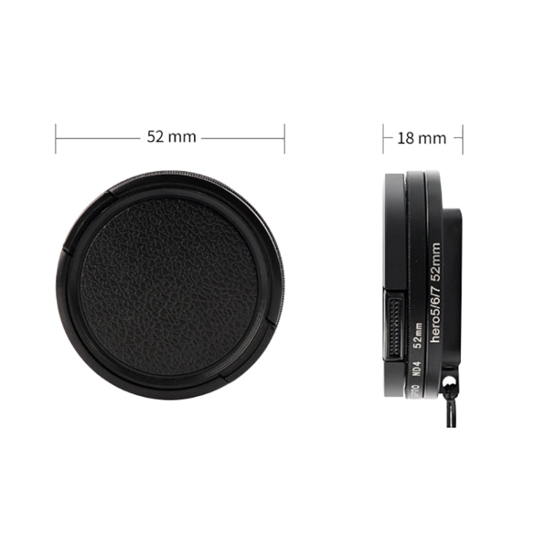 RUIGPRO for GoPro HERO 7/6 /5 Professional 52mm 10X Close-up Lens Filter with Filter Adapter Ring & Lens Cap - Lens Filter by RUIGPRO | Online Shopping South Africa | PMC TechLife | Buy Now Pay Later Mobicred