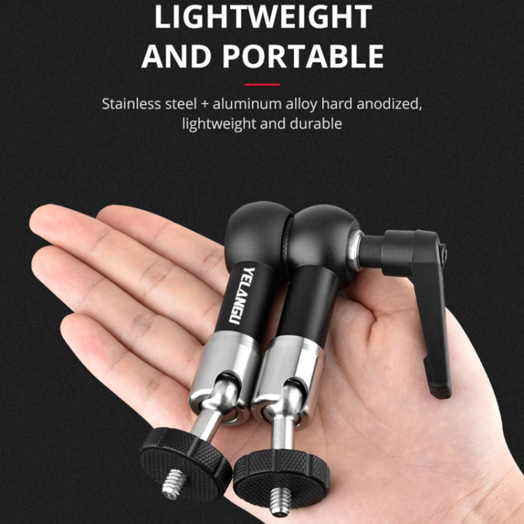 YELANGU 11 inch Adjustable Friction Articulating Magic Arm (Black) - free shipping - PMC TechLife - Order now!