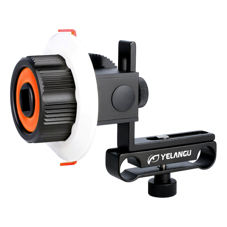 YELANGU F0 Camera Follow Focus with Gear Ring Belt for Canon / Nikon / Video Cameras / DSLR Cameras (Orange) - Follow Focus by YELANGU | Online Shopping South Africa | PMC TechLife | Buy Now Pay Later Mobicred