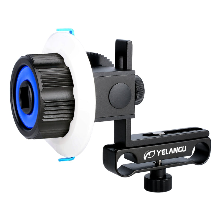 YELANGU F0 Camera Follow Focus with Gear Ring Belt for Canon / Nikon / Video Cameras / DSLR Cameras (Blue) - free shipping - PMC TechLife - Order now!