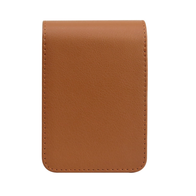 Vertical Full Body Camera PU Leather Case Bag with Strap for FUJIFILM instax mini Evo (Brown) - free shipping - PMC TechLife - Order now!