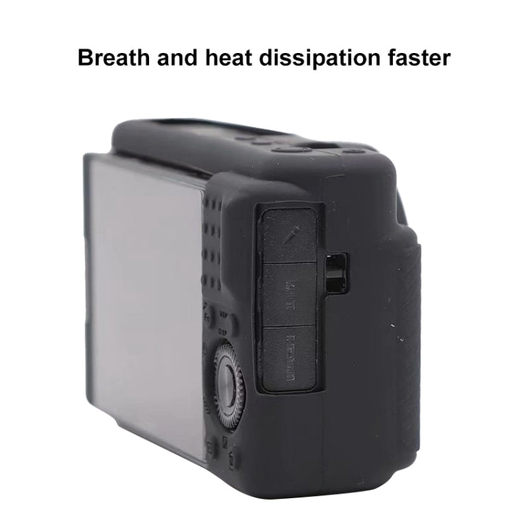 Soft Silicone Protective Case for Sony ZV-1 (Black) - Protective Case by PMC TechLife | Online Shopping South Africa | PMC TechLife