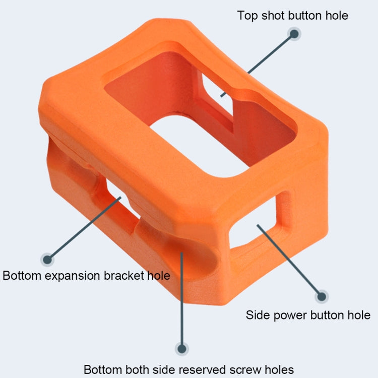 EVA Floaty Case for GoPro HERO10 Black / HERO9 Black (Orange) - Floaty Sponge by PMC TechLife | Online Shopping South Africa | PMC TechLife