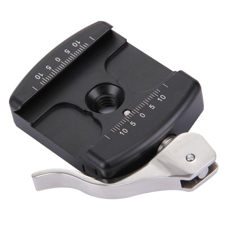 Fittest JZ-50LR Aluminium Alloy 50mm Lever Release Clamp Compatible for RRS - Quick Release Plate by FITTEST | Online Shopping South Africa | PMC TechLife | Buy Now Pay Later Mobicred