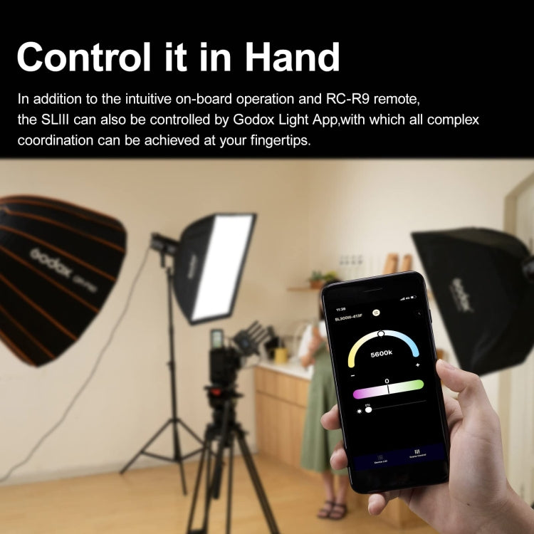 Godox SL200III 215W LED Light 5600K Daylight Video Flash Light(EU Plug) - free shipping - PMC TechLife - Order now!