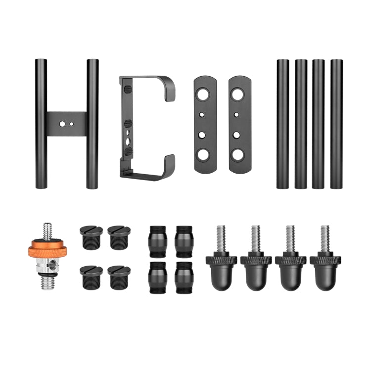 YELANGU YLG0119A 60cm Splicing Slide Rail Track + Trolley Rail Buckle for SLR Cameras / Video Cameras(Black) - free shipping - PMC TechLife - Order now!