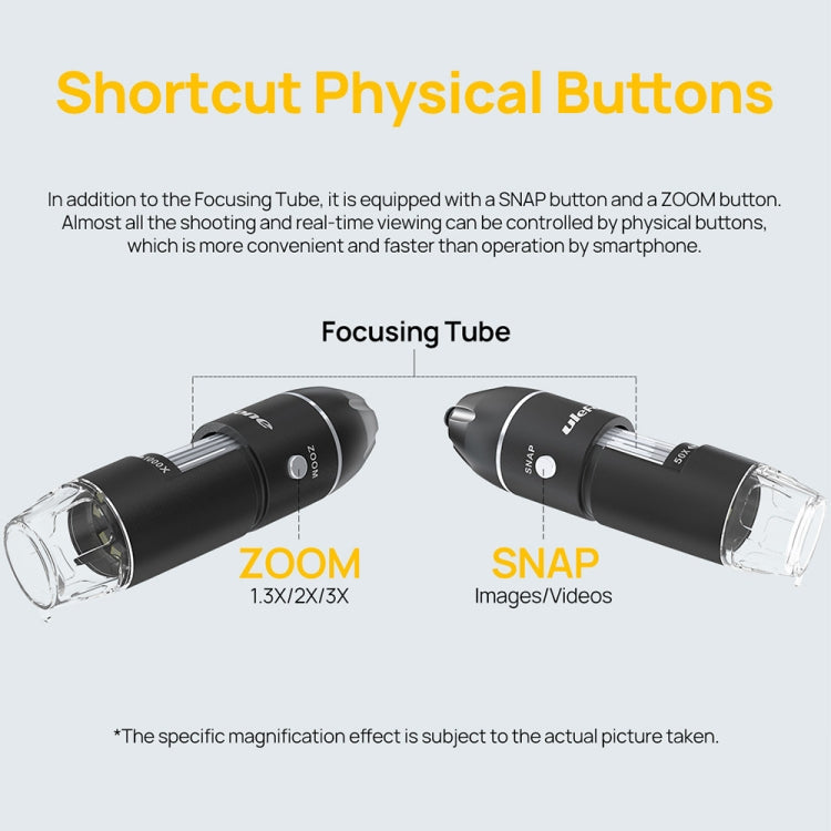 Ulefone uSmart C01 Wired Digital Microscope for Ulefone Armor 18 Series / 9 / 9E & Power Armor 16 Series / 13 / Armor Pad(Black) - free shipping - PMC TechLife - Order now!