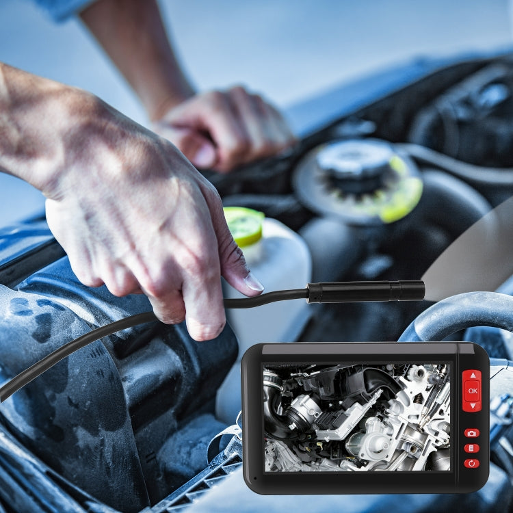 P20 4.3 Inch Screen Display HD1080P Inspection Endoscope with 8 LEDs, Length: 5m, Lens Diameter: 8mm, Hard Line -  by PMC TechLife | Online Shopping South Africa | PMC TechLife